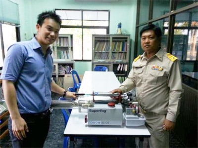 แนะนำการใช้งานเครื่องพ่นหมอกควันเบื้องต้น