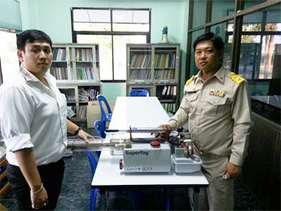 แนะนำการใช้งานเครื่องพ่นหมอกควันเบื้องต้น