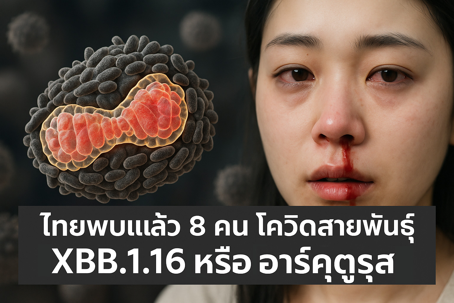 โควิดสายพันธุ์ XBB.1.16