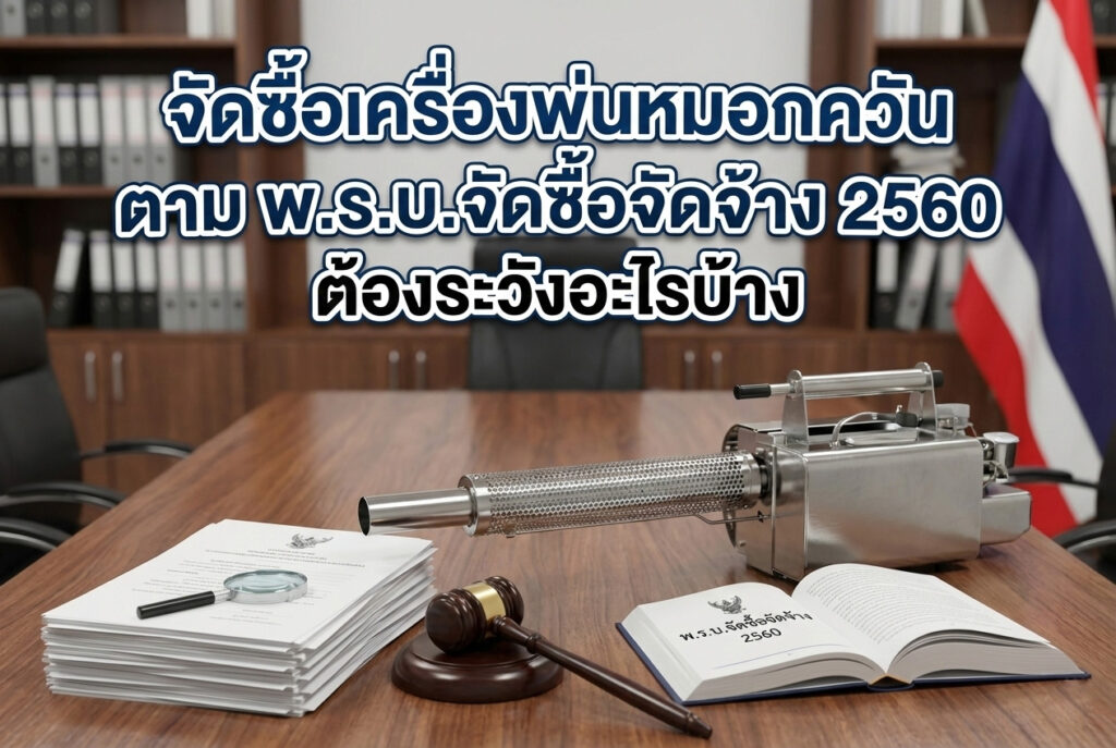 จัดซื้อเครื่องพ่นหมอกควัน