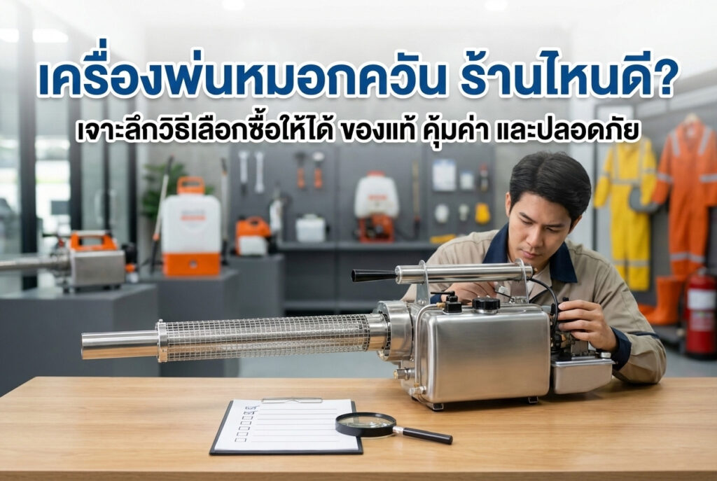 เครื่องพ่นหมอกควันร้านไหนดี