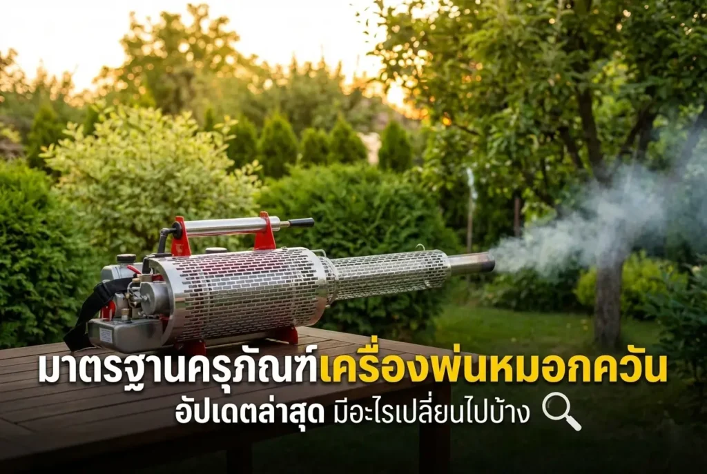 มาตรฐานครุภัณฑ์เครื่องพ่นหมอกควัน