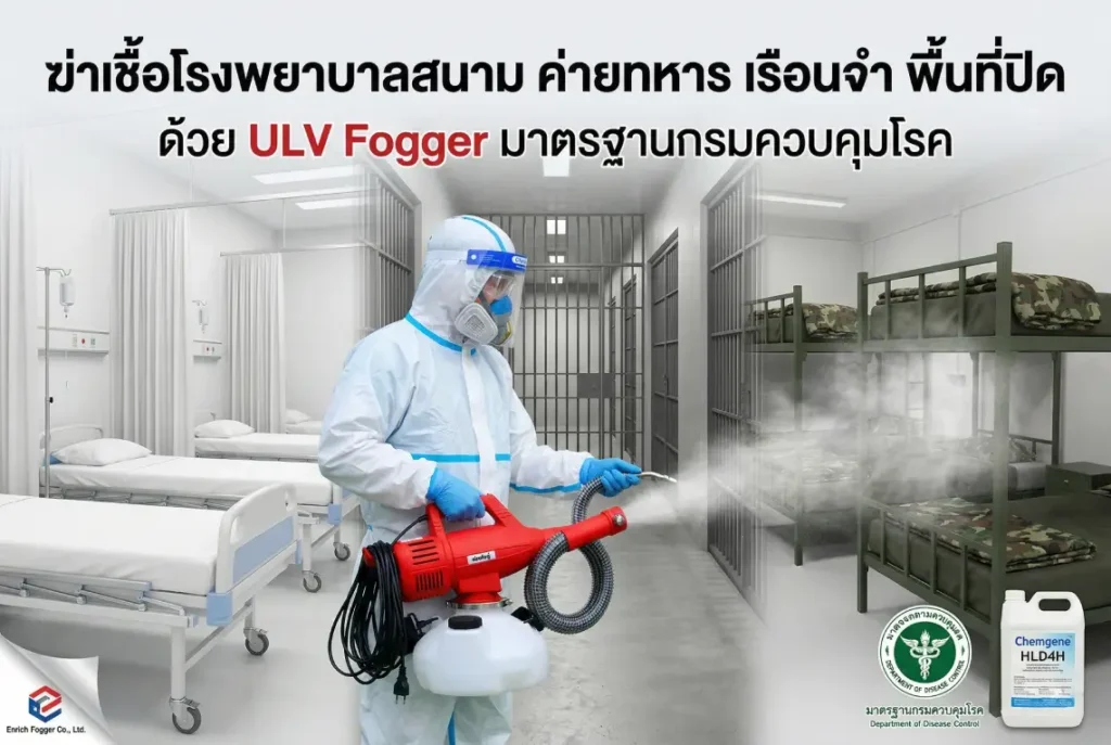 ฆ่าเชื้อโรงพยาบาลสนาม
